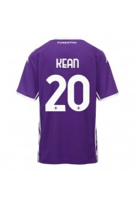 Fiorentina Moise Kean #20 Fotballdrakt Hjemme Klær 2025-26 Korte ermer